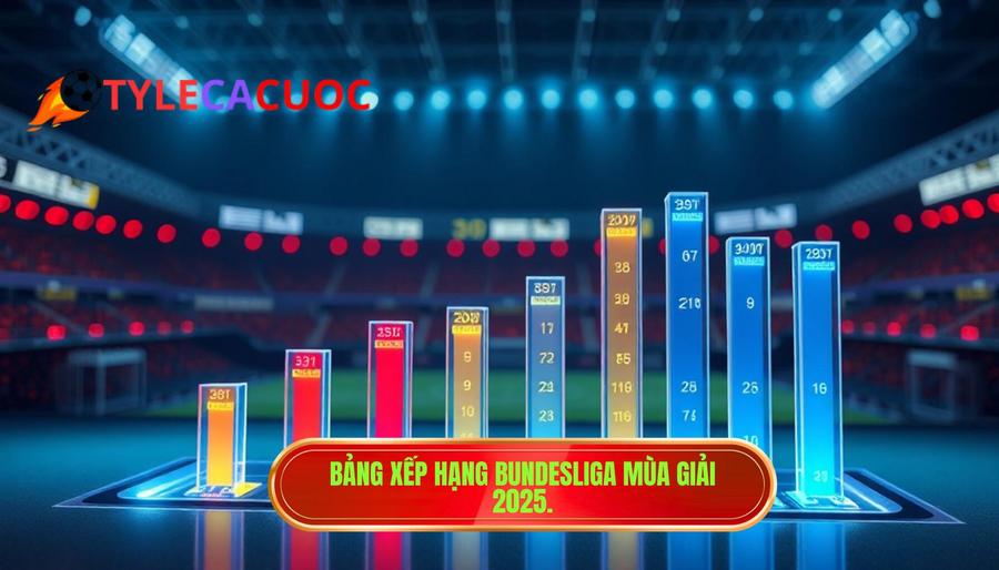 2. Bảng xếp hạng Bundesliga mùa giải 2025.